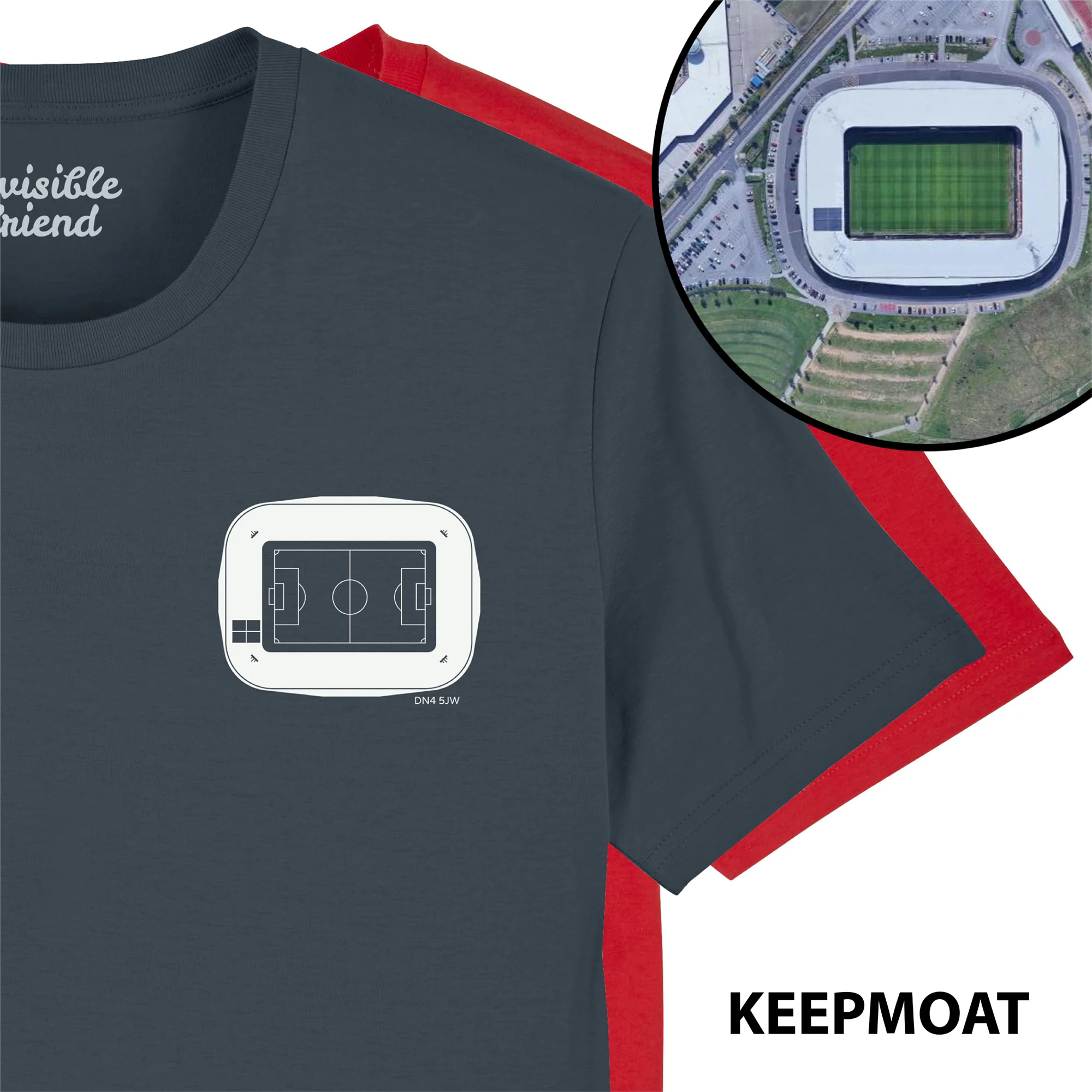 Any English Football Stadium Aerial View T Shirt - Image 6