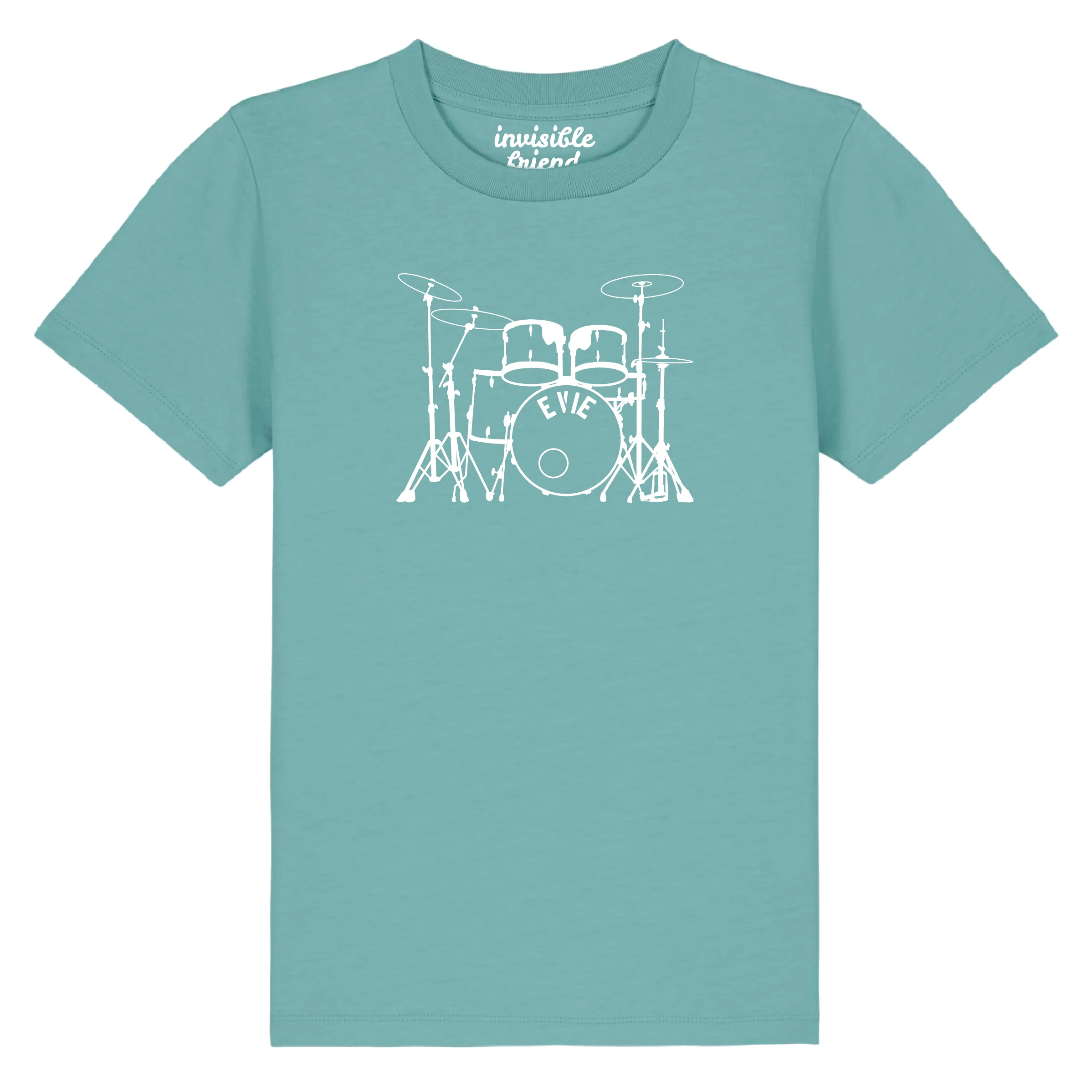 Personalised Drum Kit T Shirt - Kids - Image 3
